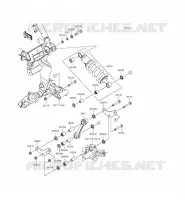 SUSPENSION/AMORTISSEUR pour Kawasaki VULCAN S ABS 2015