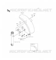 GARDE BOUE AVANT pour Kawasaki VULCAN S ABS 2015