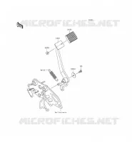 PEDALE DE FREIN/TORQUE LINK pour Kawasaki VULCAN S ABS 2015