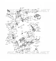 PIECE DE CADRE (COUVERTURE) pour Kawasaki VULCAN S ABS 2015