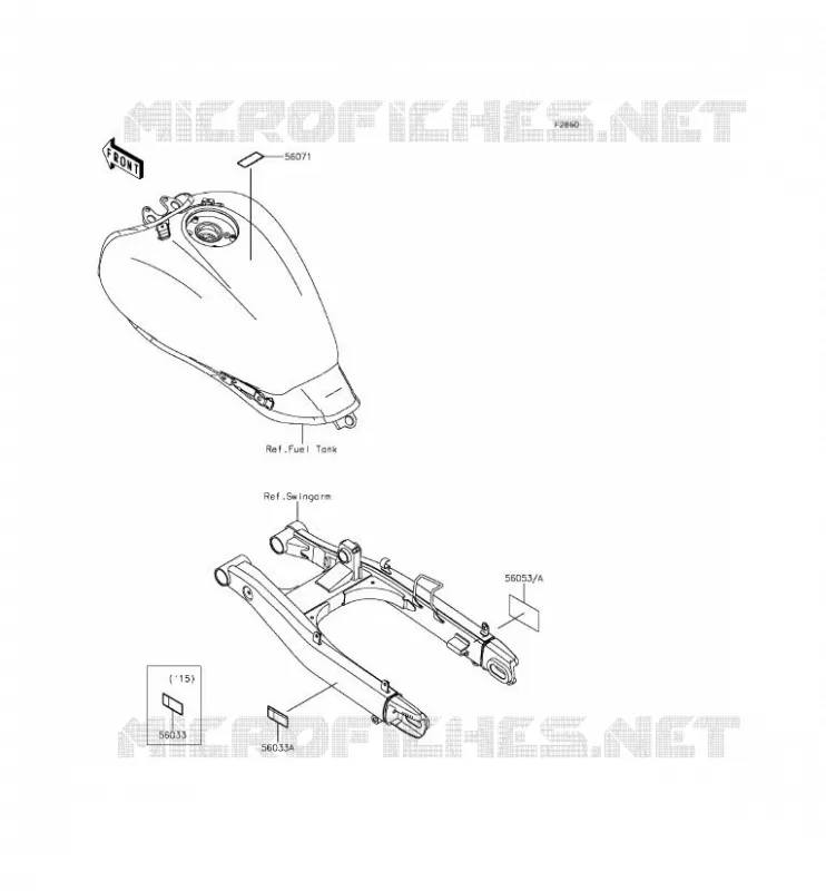 LABEL Kawasaki MOTOS 650 2016 VULCAN S ABS  EN650BGF