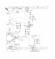 RESERVOIR CARBURANT pour Kawasaki ER-5 1997
