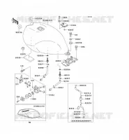 RESERVOIR CARBURANT pour Kawasaki ER-5 1997