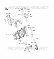 TUYAU D'EAU pour Kawasaki ER-6N ABS 2006
