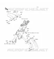 GARDE BOUE AVANT pour Kawasaki ER-6N 2009