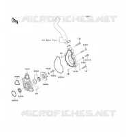 POMPE &Agrave; EAU  650 kawasaki-moto 2009 ER-6N D_05