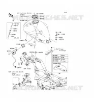 RESERVOIR CARBURANT pour Kawasaki ER-6N 2010