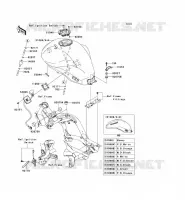 RESERVOIR CARBURANT pour Kawasaki ER-6N ABS 2009