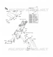 GARDE BOUE AVANT pour Kawasaki ER-6N ABS 2010