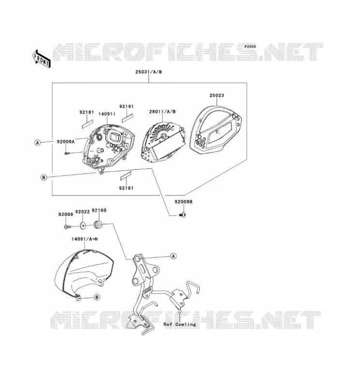 COMPTEURS Kawasaki MOTOS 650 2011 ER-6N ABS  ER650DBF
