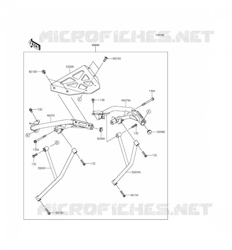 ACCESSOIRE (SUPPORT TOP CASE) Kawasaki MOTOS 650 2012 ER-6N  ER650ECF