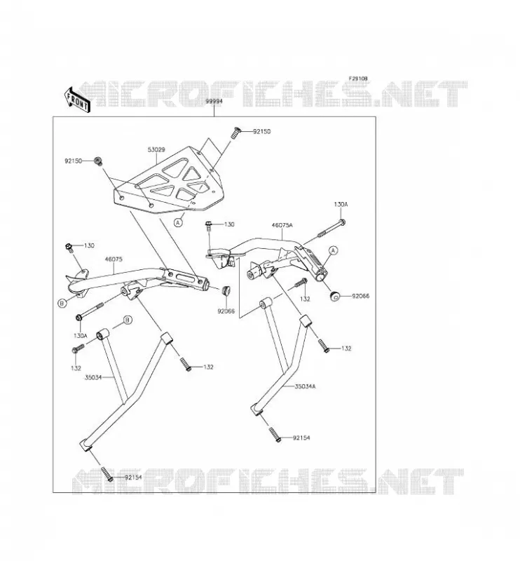 ACCESSOIRE (SUPPORT TOP CASE) Kawasaki MOTOS 650 2012 ER-6N  ER650ECF