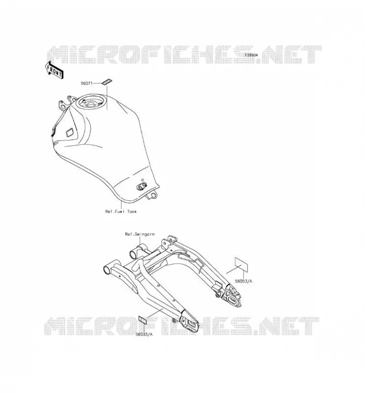 LABEL Kawasaki MOTOS 650 2014 ER-6N  ER650EEF