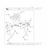 ACCESSOIRE (SUPPORT TOP CASE) pour Kawasaki ER-6N 2015
