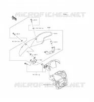 Accessory(Deflector) pour Kawasaki ER-6N 2015