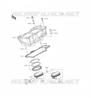 CYLINDRE/PISTON pour Kawasaki ER-6N 2015