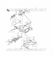 &Eacute;CHAPPEMENT pour Kawasaki ER-6N 2015