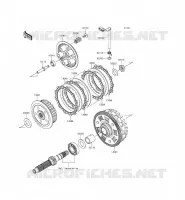 EMBRAYAGE pour Kawasaki ER-6N 2015