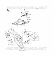 FEUX ARRI&Egrave;RE(S) pour Kawasaki ER-6N 2015