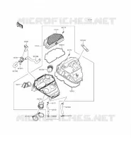 FILTRE A AIR pour Kawasaki ER-6N 2015