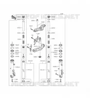 FOURCHE pour Kawasaki ER-6N 2015