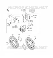 FREIN AVANT pour Kawasaki ER-6N 2015