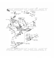 PIECE DE CADRE (COUVERTURE) pour Kawasaki ER-6N 2015
