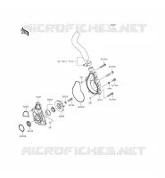 POMPE &Agrave; EAU pour Kawasaki ER-6N 2015