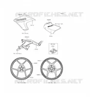 STICKER(WHITE) pour Kawasaki ER-6N 2015