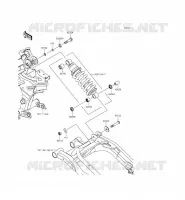 SUSPENSION/AMORTISSEUR pour Kawasaki ER-6N 2015