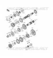 TRANSMISSION pour Kawasaki ER-6N 2015