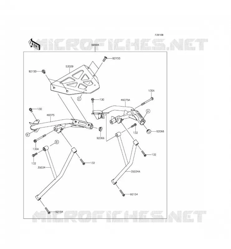 ACCESSOIRE (SUPPORT TOP CASE) Kawasaki MOTOS 650 2012 ER-6N ABS  ER650FCF