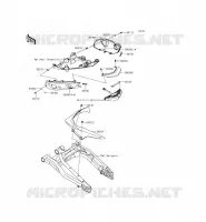 CACHE LAT&Eacute;RAL/GARDE CHAINE pour Kawasaki ER-6N ABS 2014