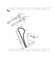 ARBRE A CAME/TENDEUR pour Kawasaki ER-6N ABS 2015