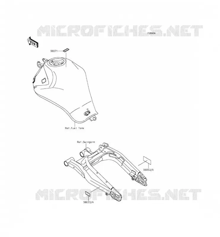 LABEL Kawasaki MOTOS 650 2015 ER-6N ABS  ER650FFF