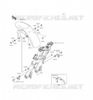 GARDE BOUE AVANT pour Kawasaki ER-6N ABS 2016