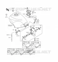 RESERVOIR CARBURANT pour Kawasaki NINJA 250R 1999