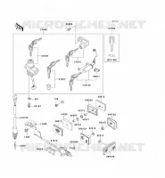CONTACTEUR SERRURE/R&Eacute;FLECTEUR pour Kawasaki NINJA 250R 2006