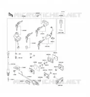 CONTACTEUR SERRURE/R&Eacute;FLECTEUR pour Kawasaki NINJA 250R 2006