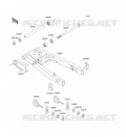 BRAS OSCILLANT pour Kawasaki ZZR250 2001