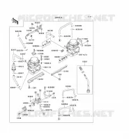CARBURATEUR pour Kawasaki ZZR250 2001
