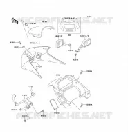 CARENAGE pour Kawasaki ZZR250 2001