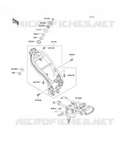 CH&Acirc;SSIS pour Kawasaki ZZR250 2001