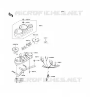 COMPTEURS pour Kawasaki ZZR250 2001