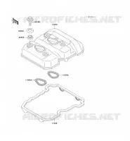 COUVRE CULASSE pour Kawasaki ZZR250 2001