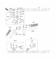 GUIDON pour Kawasaki ZZR250 2001