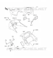 CARENAGE pour Kawasaki ZZR250 2004