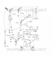 CONTACTEUR SERRURE/R&Eacute;FLECTEUR pour Kawasaki ZZR250 2004