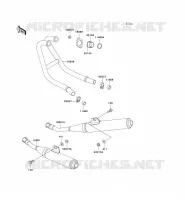 &Eacute;CHAPPEMENT pour Kawasaki ZZR250 2004