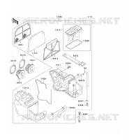 FILTRE A AIR pour Kawasaki ZZR250 2004